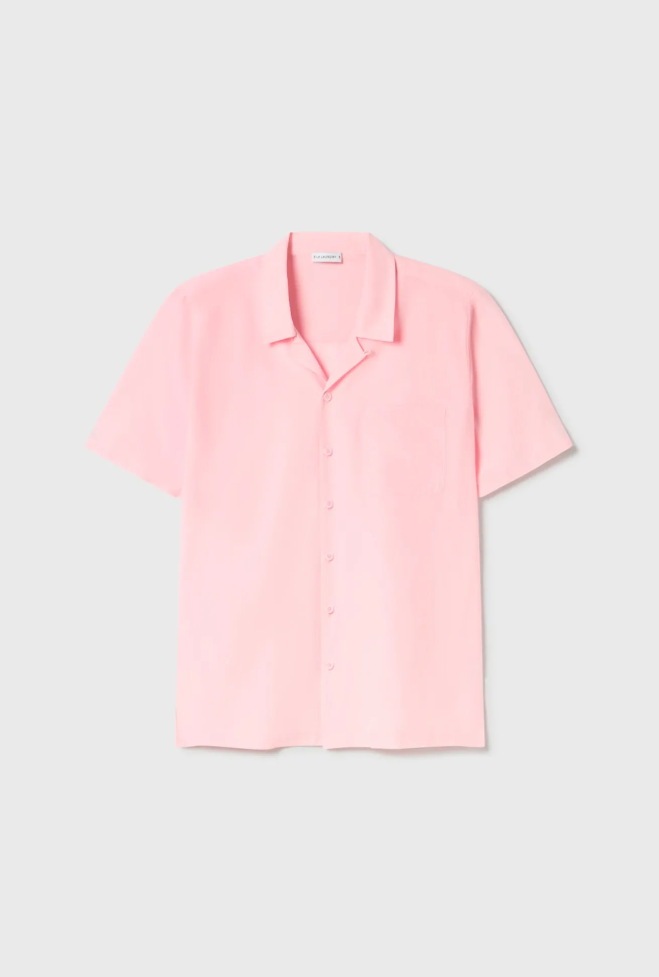 COTTON SILK CAMP SHIRT HYDROGEN