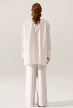 COTTON SILK MORNING SHIRT DUST