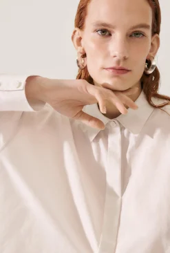 COTTON SILK MORNING SHIRT DUST