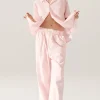 COTTON SILK PAPER BAG PANTS HYDROGEN