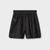CRINKLE SHORTS BLACK