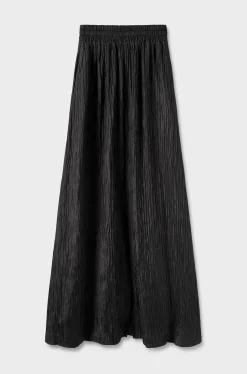 CRINKLE SKIRT BLACK