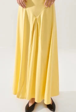 CROCHET TRIM DRESS TITANATE