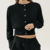 CROPPED CARDIGAN BLACK