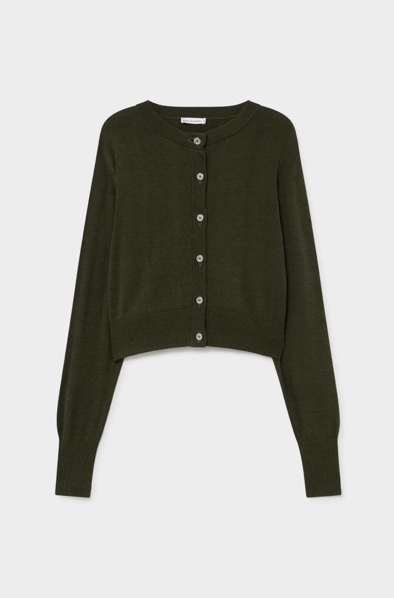 CROPPED CARDIGAN CEDAR