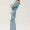 CROPPED CARDIGAN SKY