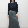 CROPPED CREWNECK AZUL MELANGE