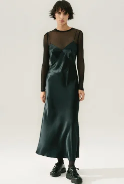 DECO ROULEAU DRESS BLACK