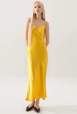 DECO ROULEAU DRESS MARIGOLD