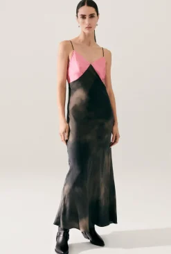 DECO ROULEAU DRESS SMOKE / HOG WASH