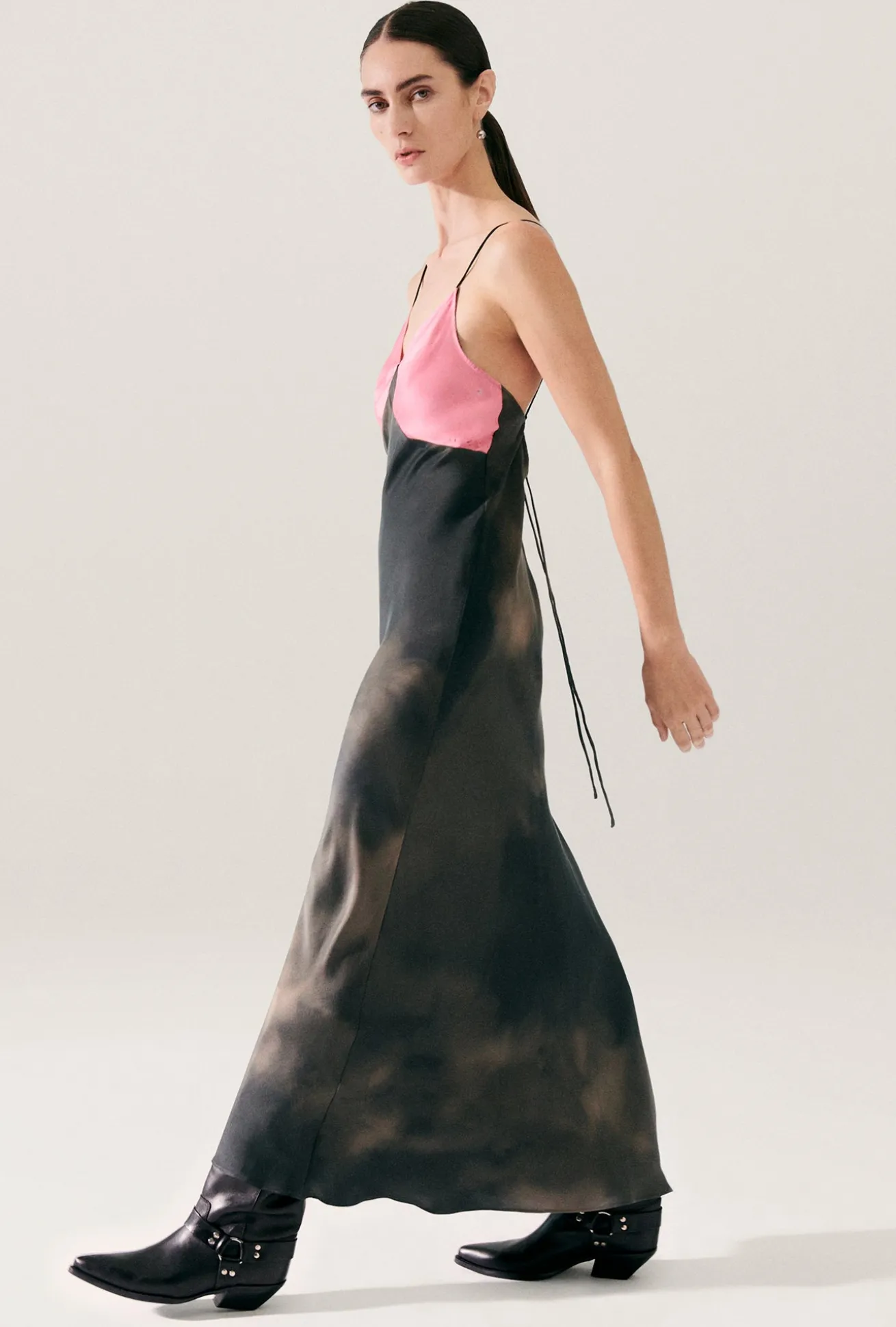 DECO ROULEAU DRESS SMOKE / HOG WASH