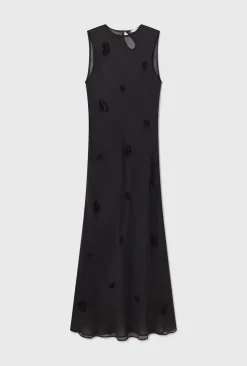 FEATHER DRESS BLACK
