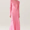 FULL SLEEVE BIAS DRESS HOG WASH