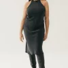 HALTER DRESS BLACK