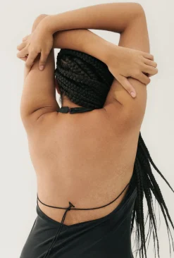 HALTER DRESS BLACK