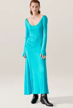 JERSEY LONG SLEEVE DRESS OXYGEN
