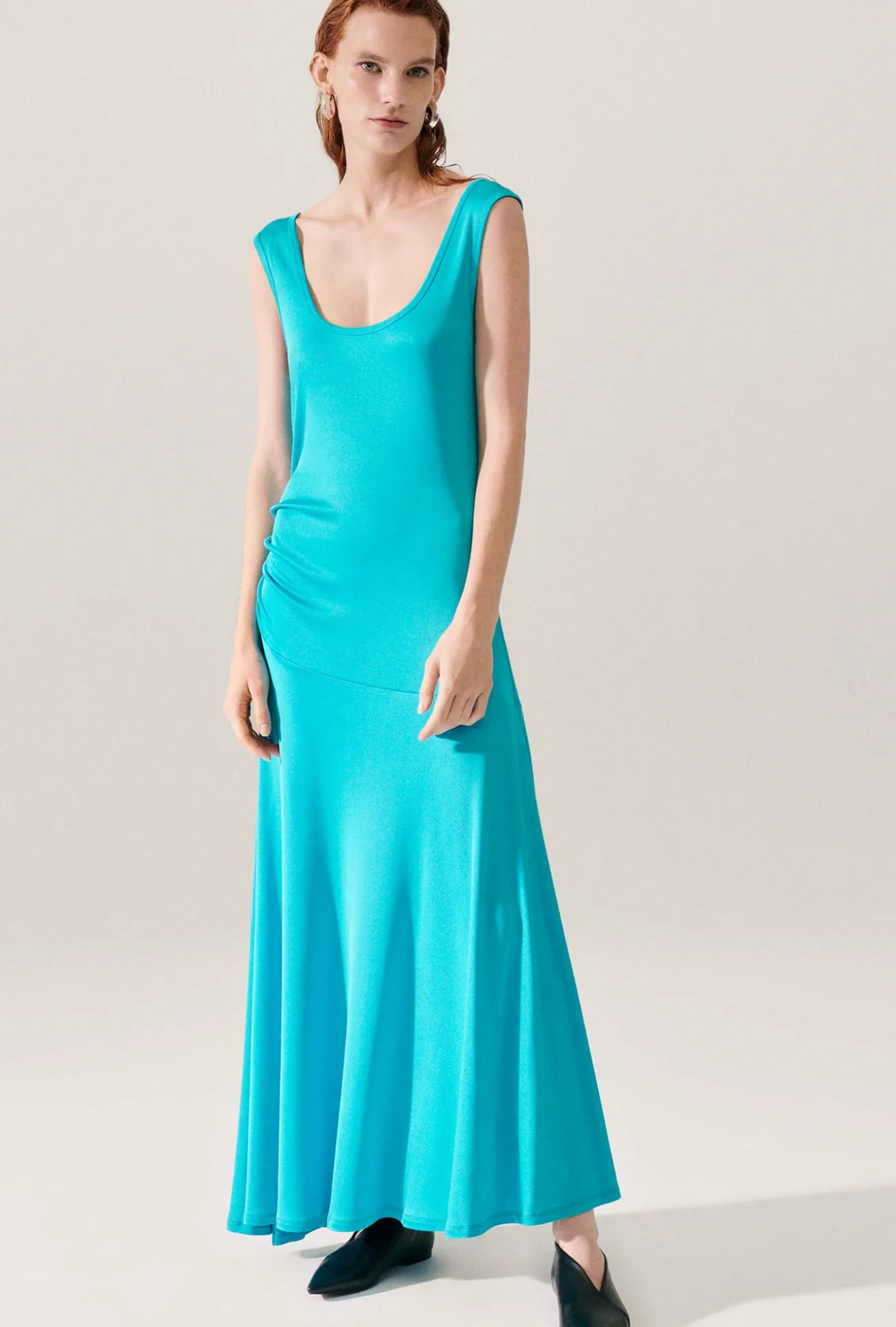 JERSEY SLEEVELESS DRESS OXYGEN