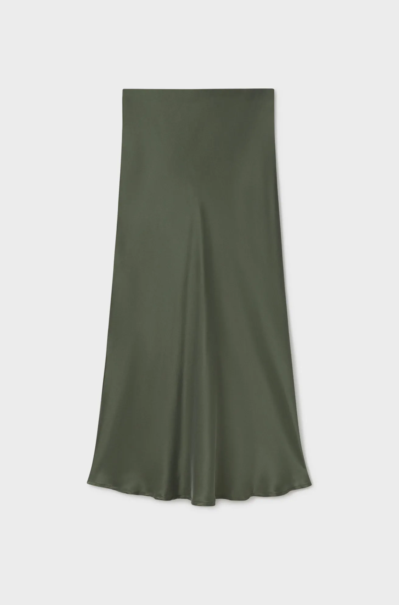LONG BIAS CUT SKIRT CEDAR
