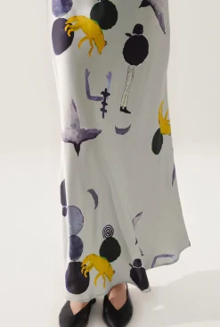 LONG BIAS CUT SKIRT PROTECTION