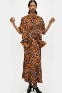 LONG BIAS CUT SKIRT WINGSPAN