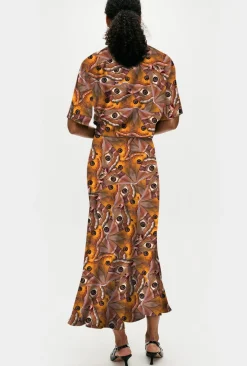 LONG BIAS CUT SKIRT WINGSPAN