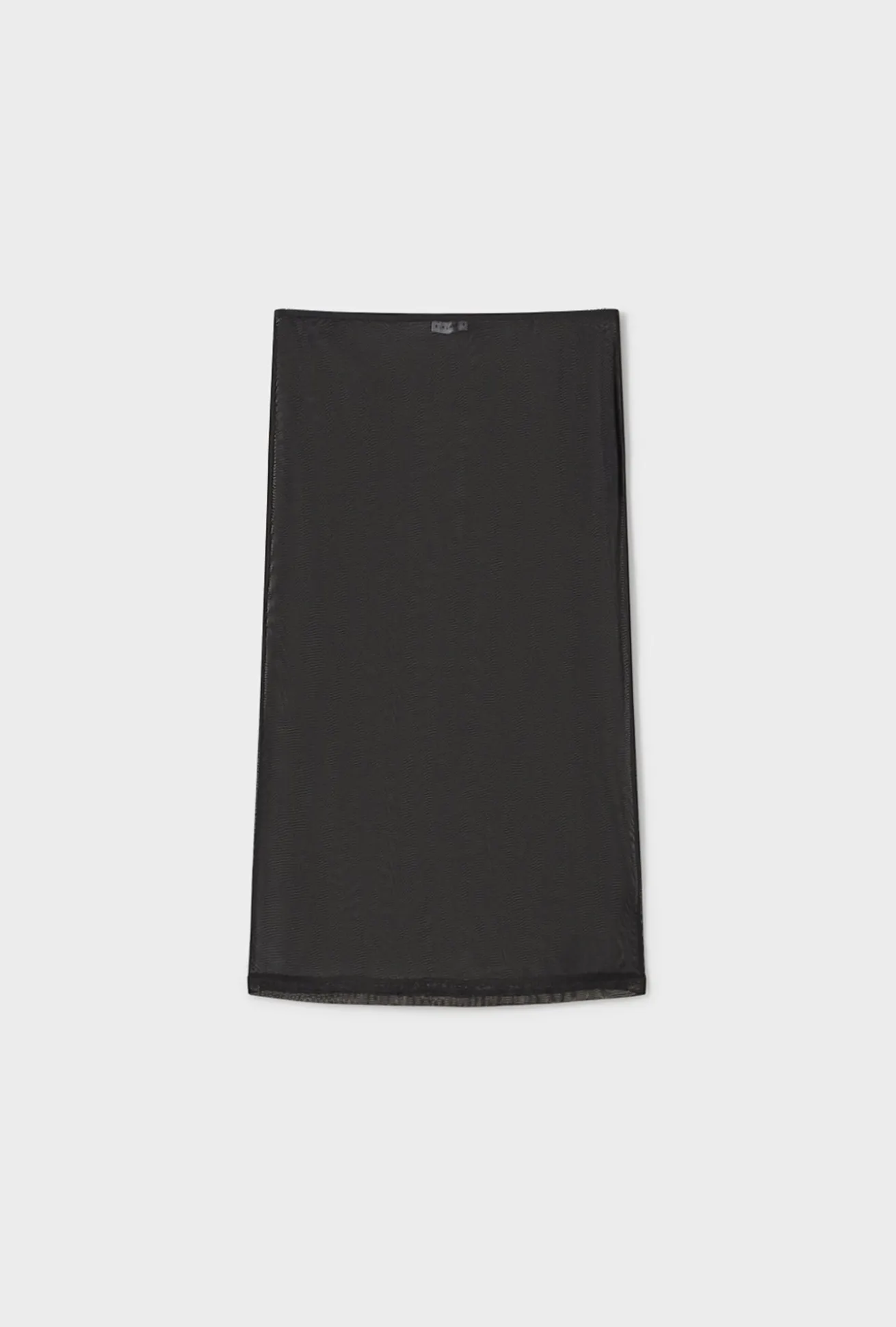 MESH SKIRT BLACK