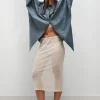 MESH SKIRT HAZELNUT