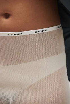 MESH SKIRT HAZELNUT
