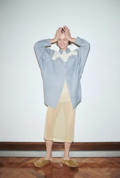 MESH SKIRT SHELL