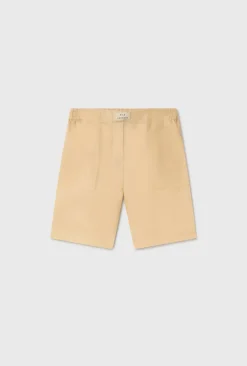 ORGANZA BOXER SHORTS BEIGE