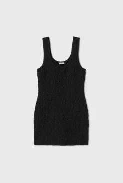 POPCORN MINI DRESS BLACK