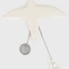 RAVEN BROOCH WHITE