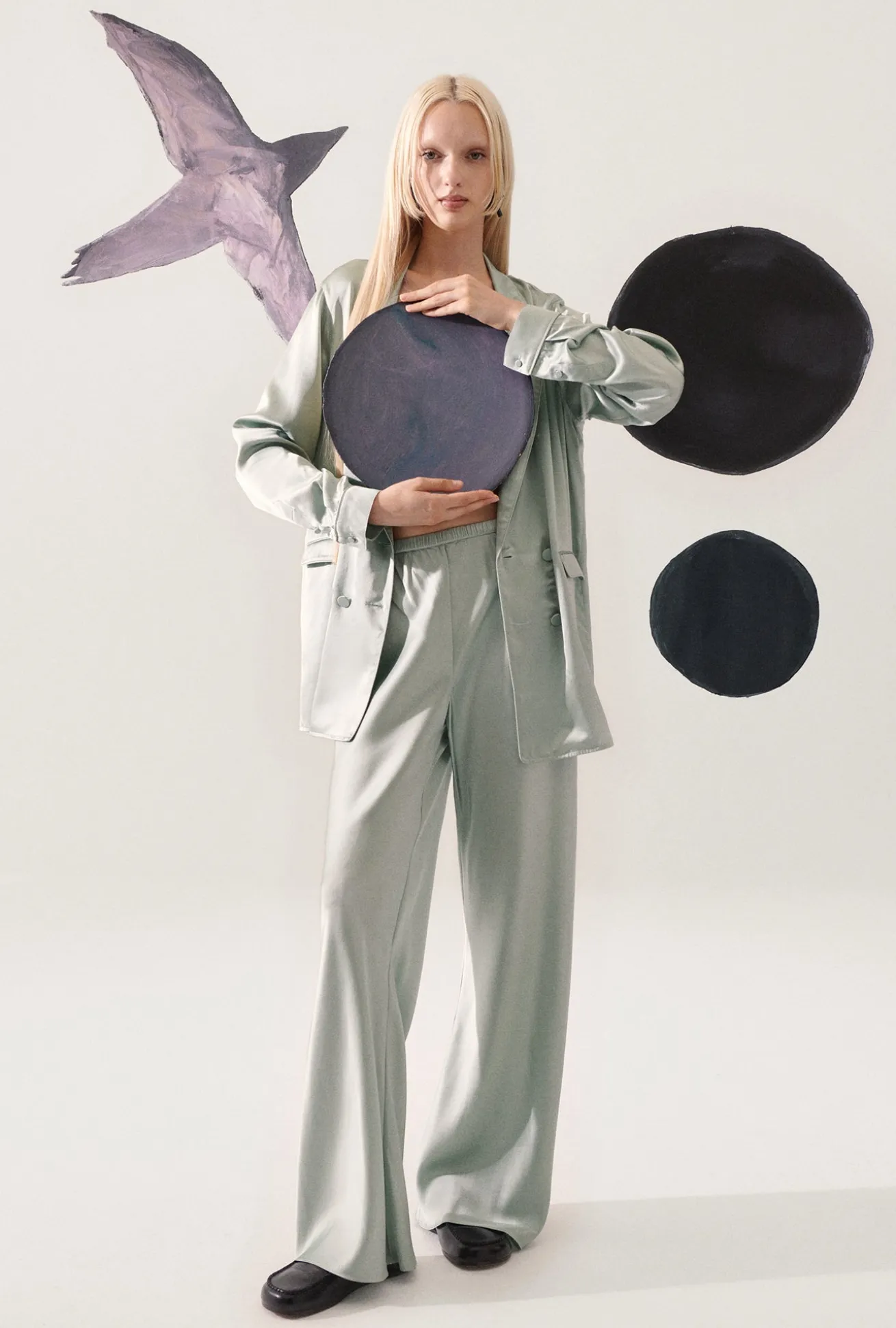 RELAXED BLAZER ALABASTER