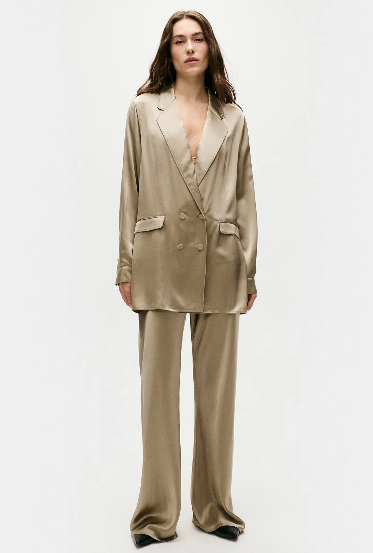 RELAXED BLAZER GRAPHITE