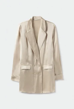 RELAXED BLAZER HAZELNUT