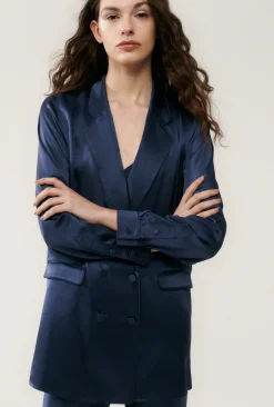RELAXED BLAZER MIDNIGHT