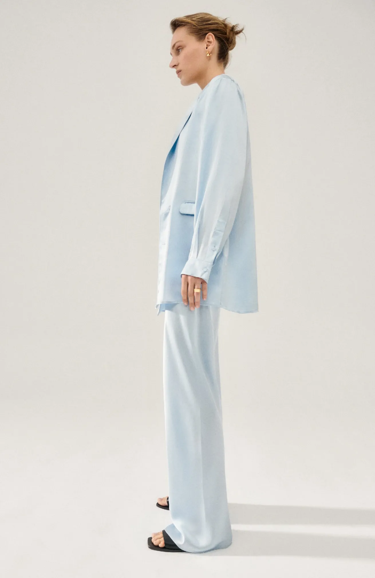 RELAXED BLAZER SKY