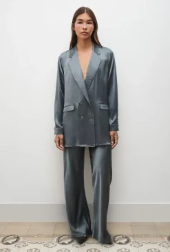 RELAXED BLAZER SLATE