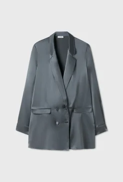 RELAXED BLAZER SLATE
