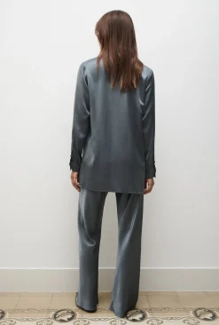 RELAXED BLAZER SLATE