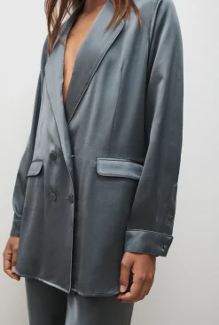 RELAXED BLAZER SLATE
