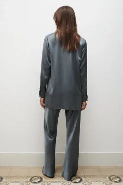 RELAXED BLAZER SLATE