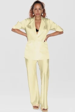 RELAXED BLAZER VANILLA FLOWER