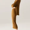 RIBBED STRAIGHT SKIRT DROUGHT