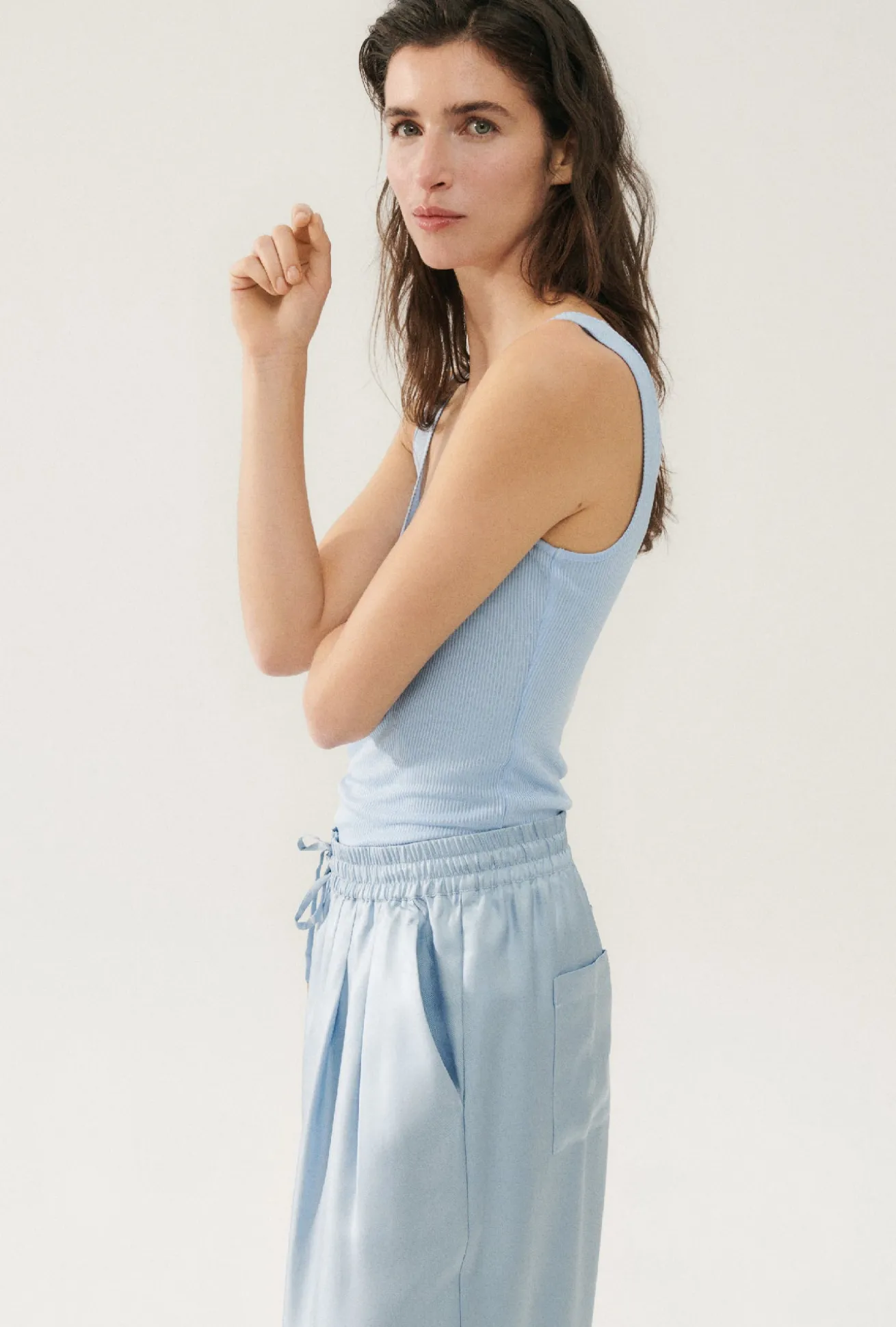 RIBBED TANK SKY