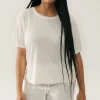 RIBBED T-SHIRT WHITE