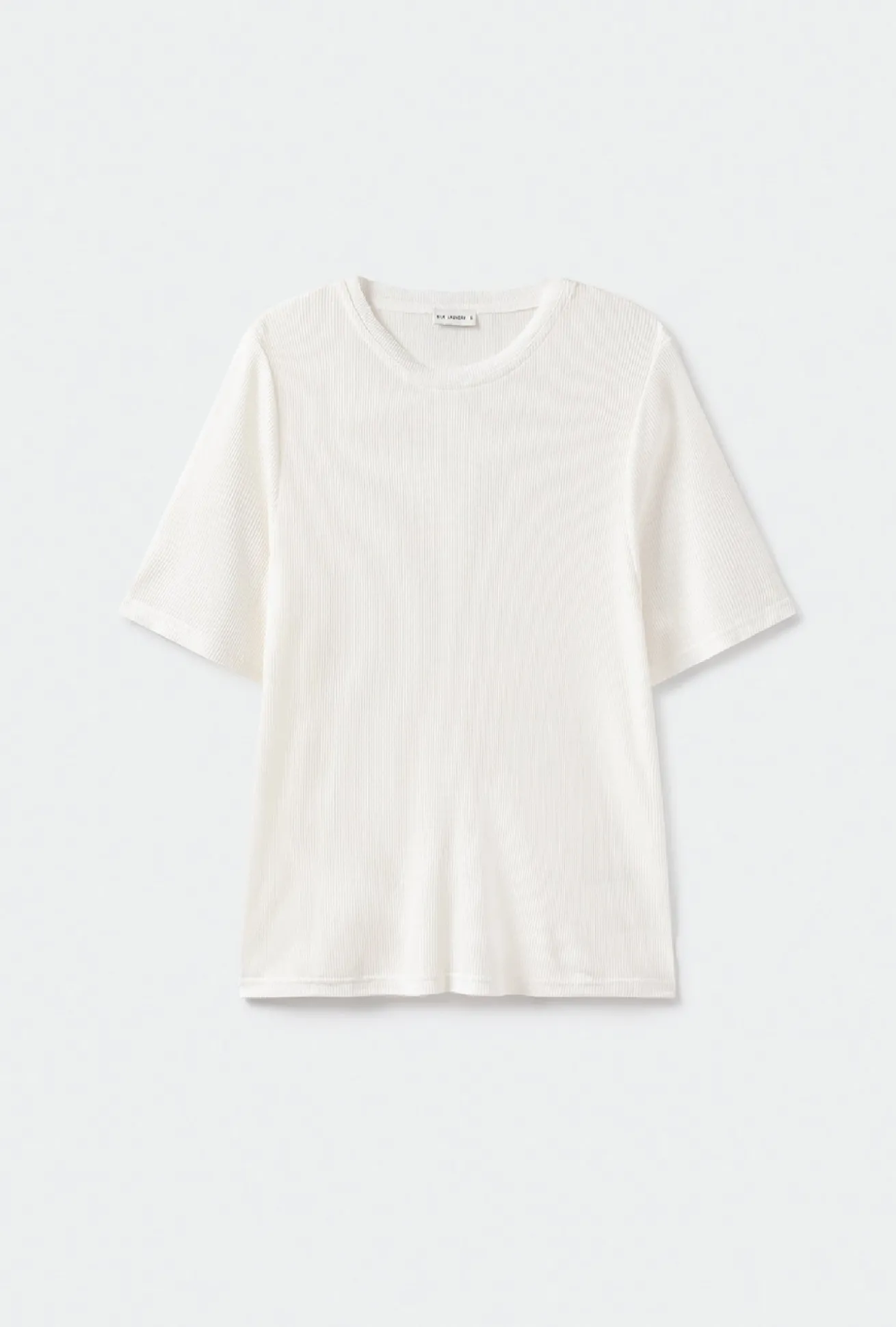 RIBBED T-SHIRT WHITE
