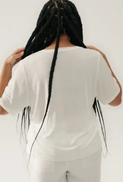 RIBBED T-SHIRT WHITE