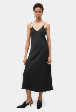 90S SLIP DRESS BLACK