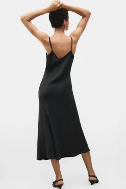 90S SLIP DRESS BLACK
